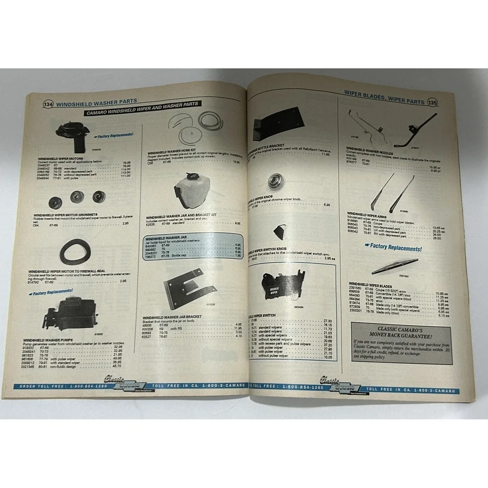 Camaro‎ Restorers Catalog '90 Classic Camaro Parts & Accessories